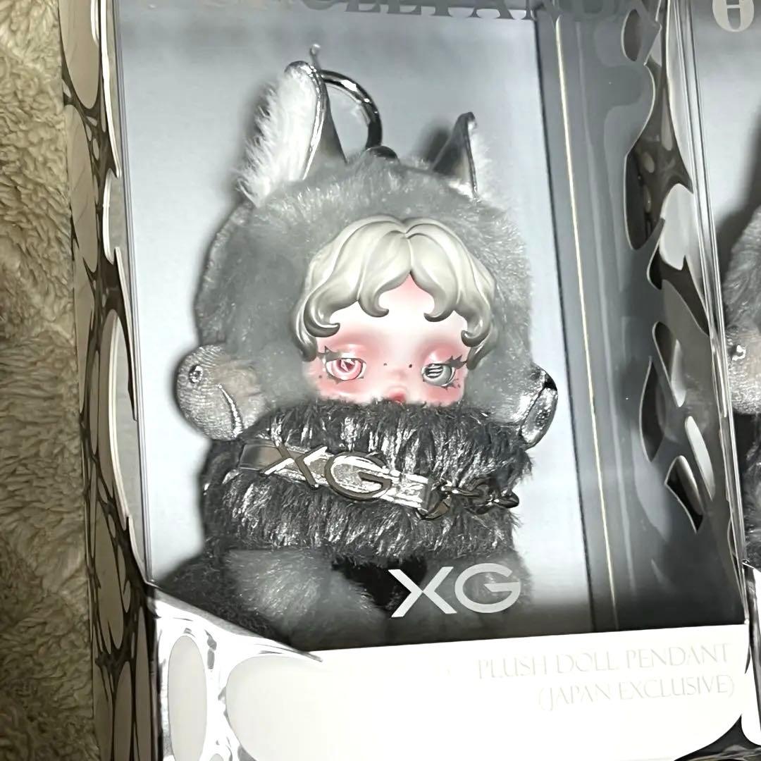 SKULLPANDA×XGPlushDollPendanスカルパンダポップマート