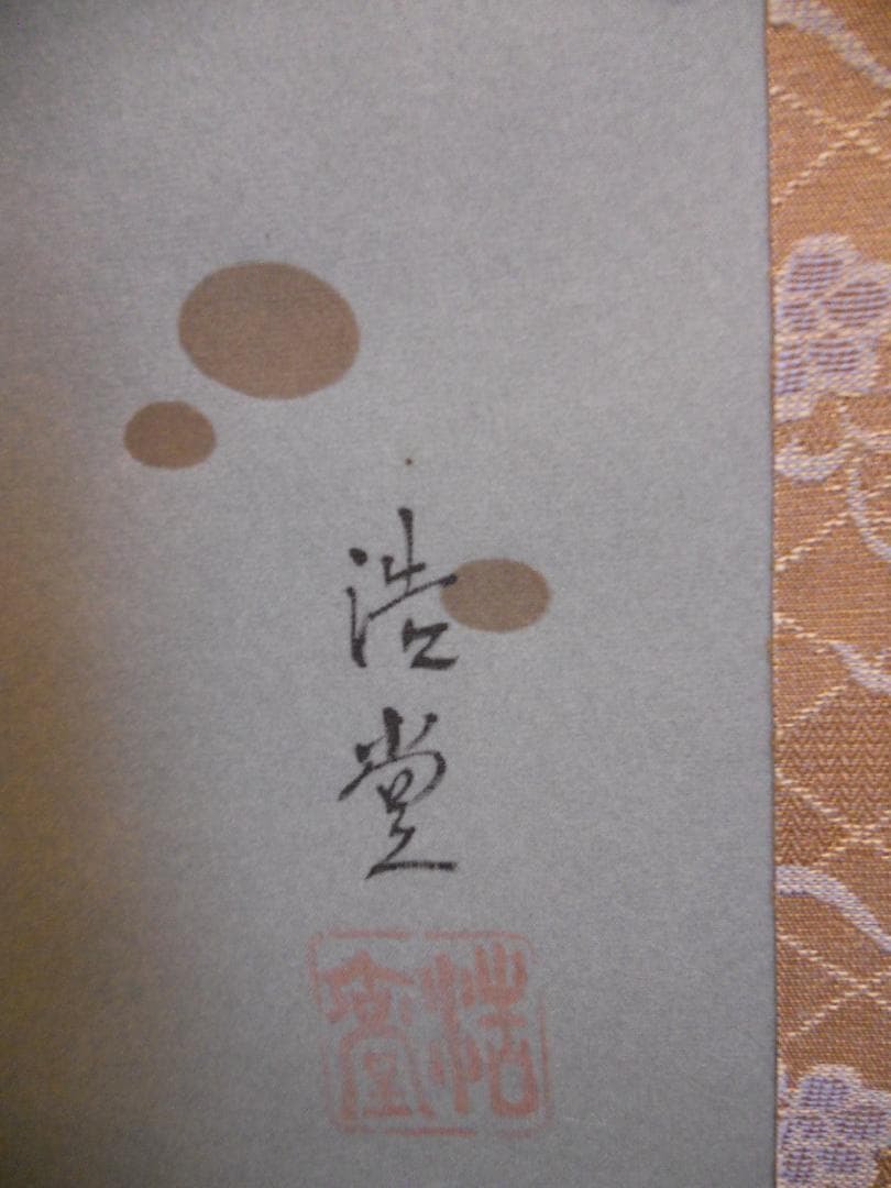 専用商品 掛け軸 桜井浩堂 月下白鷺之図 絹本 希少 軸装 茶道具 掛軸 美品