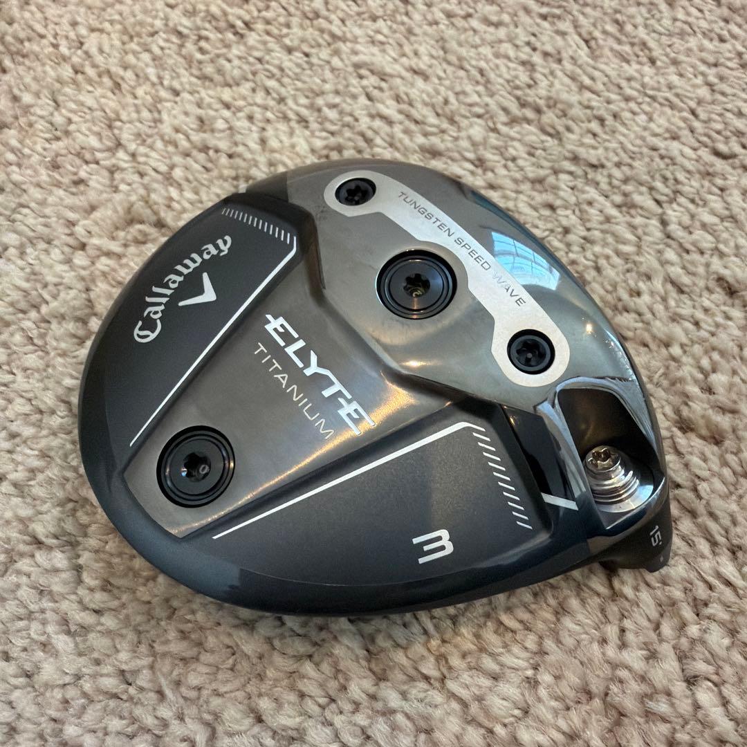 土曜日までの割引　美品　キャロウェイ　エリート　チタニウム　3W ヘッドのみ
