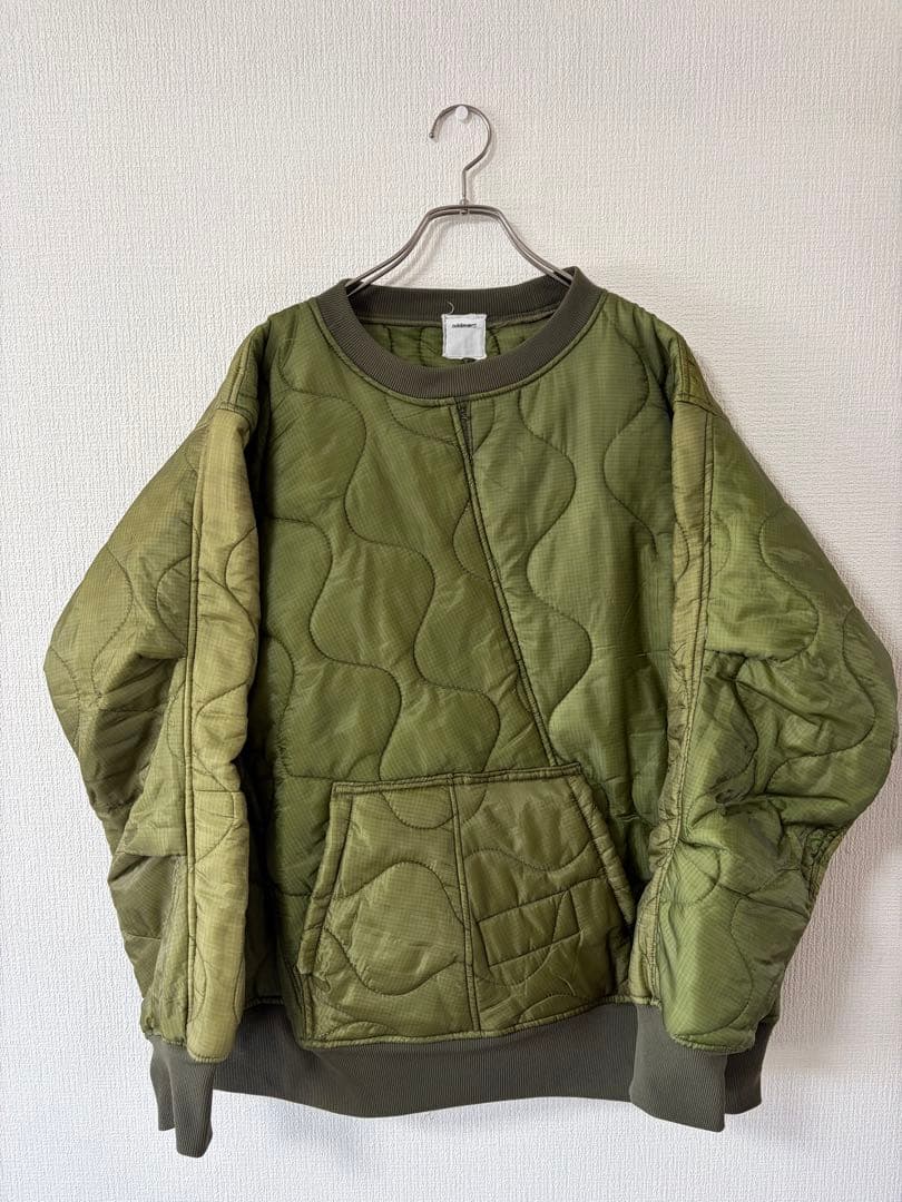 Oddment キルティングプルオーバー リメイク