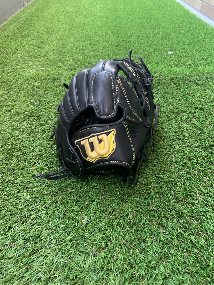 【新品・未使用】Wilson bear ソフトボール・軟式野球グローブ 黒