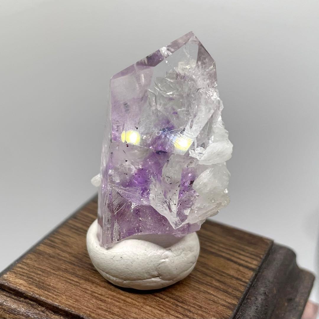 ナミビア ゴボボセブ山 アメシスト/プレナイト 鉱物標本