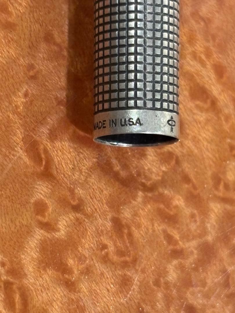 PARKER 万年筆 #75 フラットトップ 0メモリ ペン先14K 65=細字