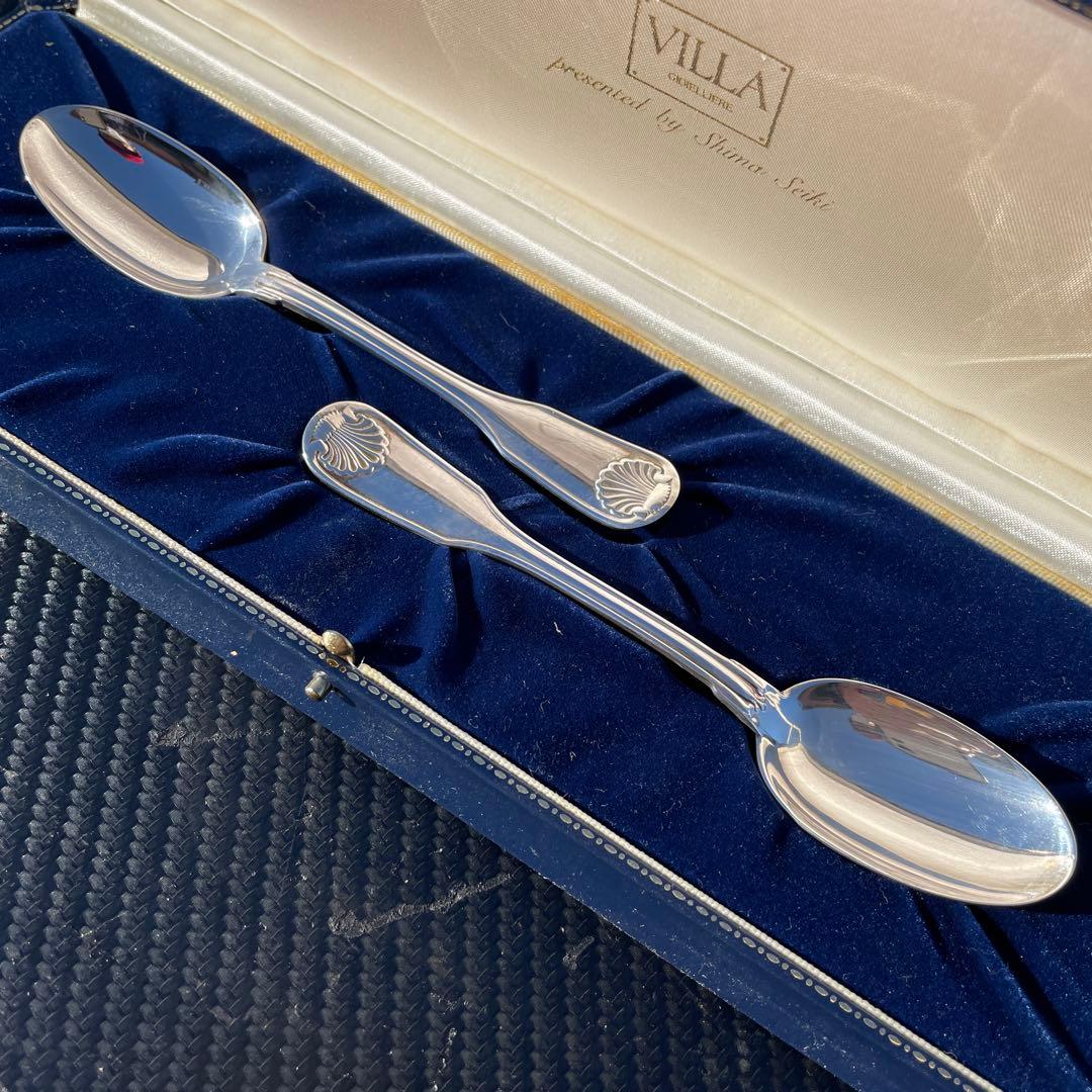 銀食器　シルバー925 (スプーン 2本セット ケース付)