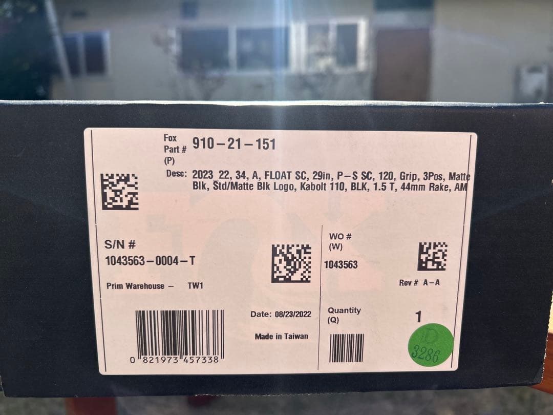 FOX フロントサスペンション FLOAT 34 120mm