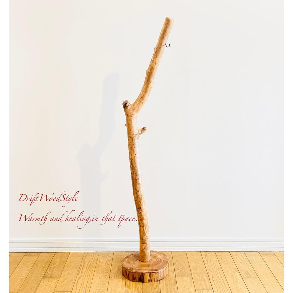 斜めに枝が突き出る流木スタンド 置物 北欧 照明 ランタン N113