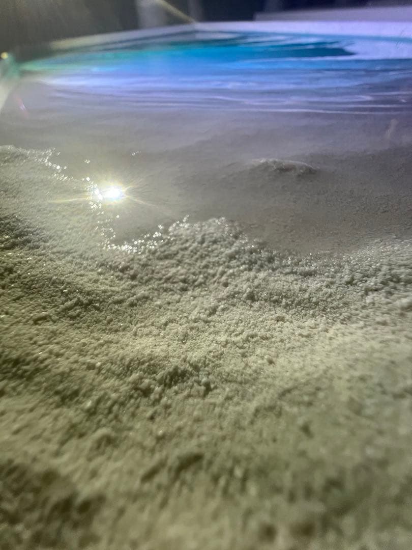 【レジンアート】特大パネル／モルディブ／60cm × 30cm ／波紋アート