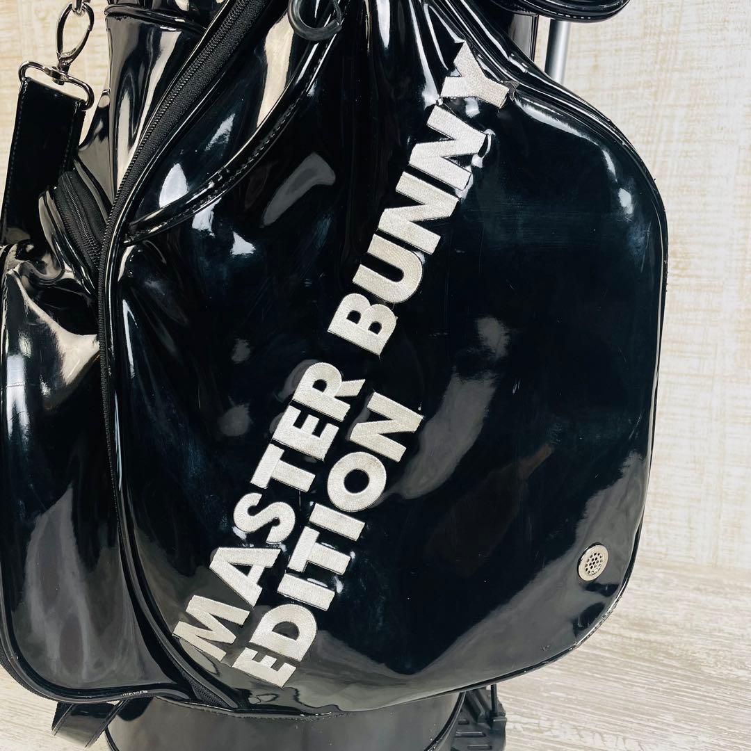 マスターバニーエディション　総エナメル　スタンド　キャディバッグ　ブラック9型