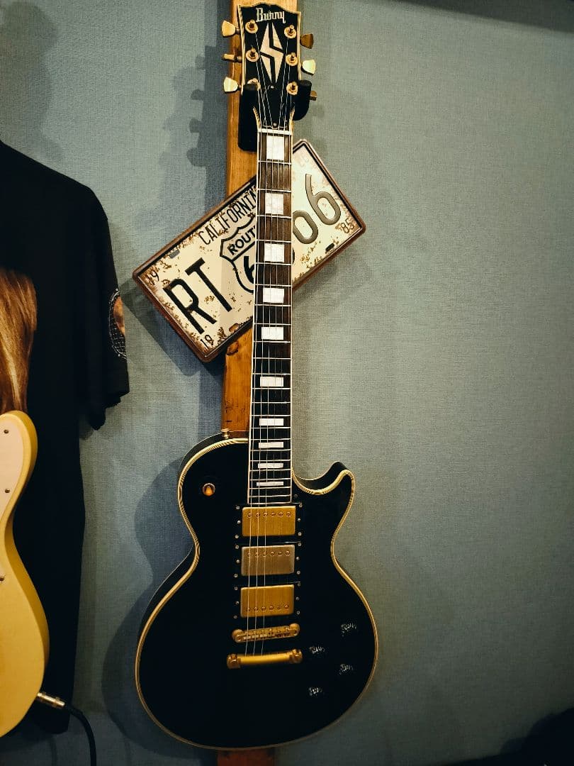 バーニー RLC レスポールカスタム　 3PU 3ハム 　エリック・クラプトン