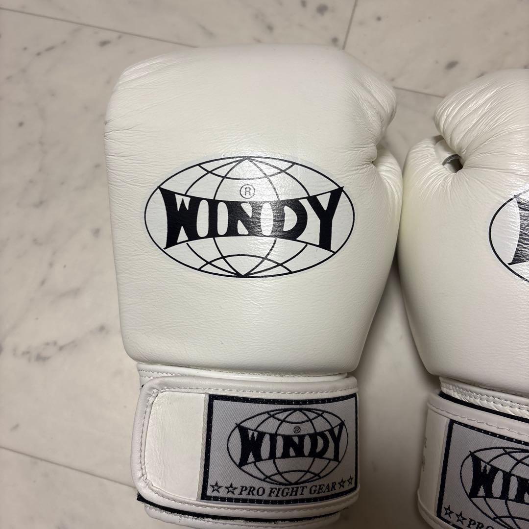 WINDY グローブ 8oz ホワイト BGVH 極美品