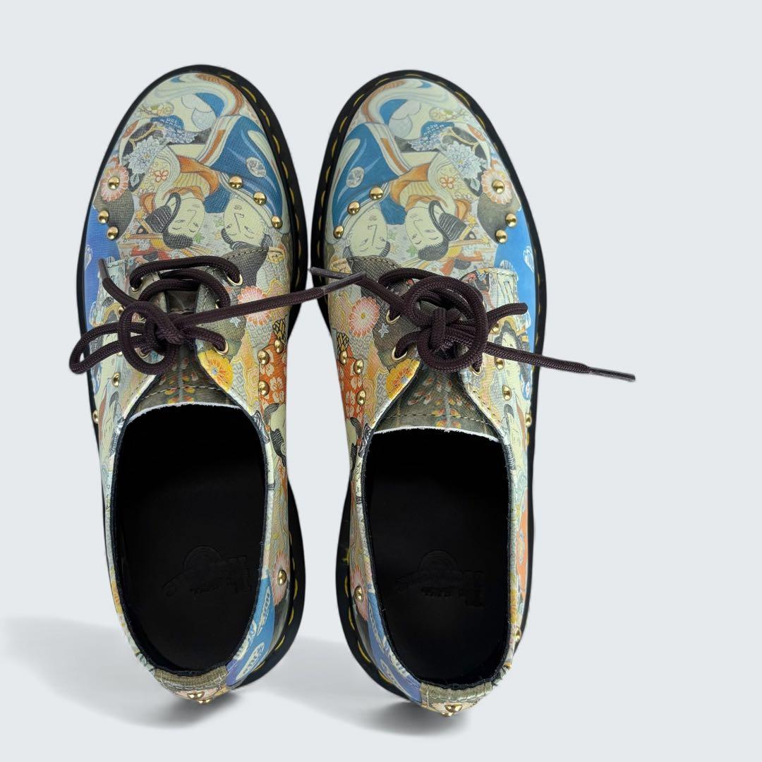 未使用級　ドクターマーチン　浮世絵 コラボ　JAPAN 3ホール　革靴