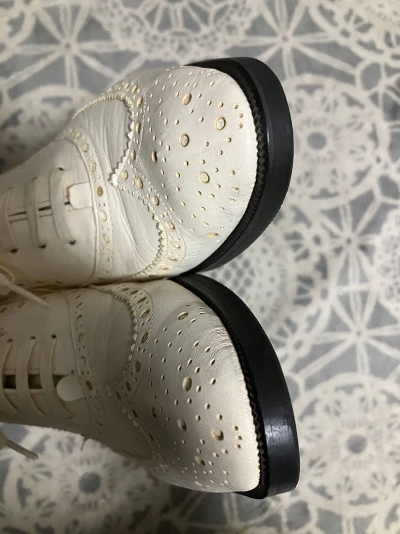 激レア　mabataki美雨　24.5cm ウィングチップシューズ