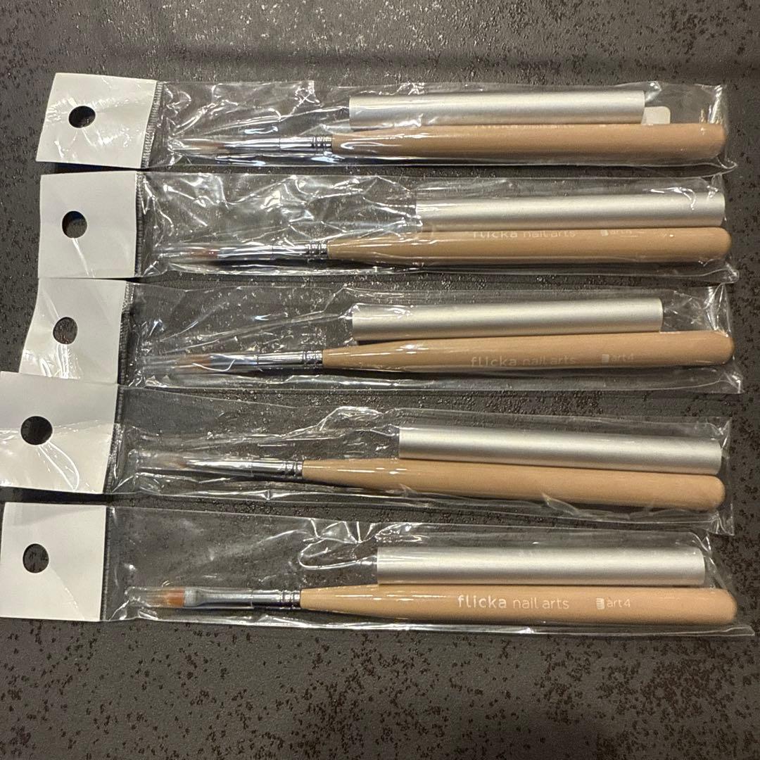 flicka nail arts ネイルアート筆 5本セット