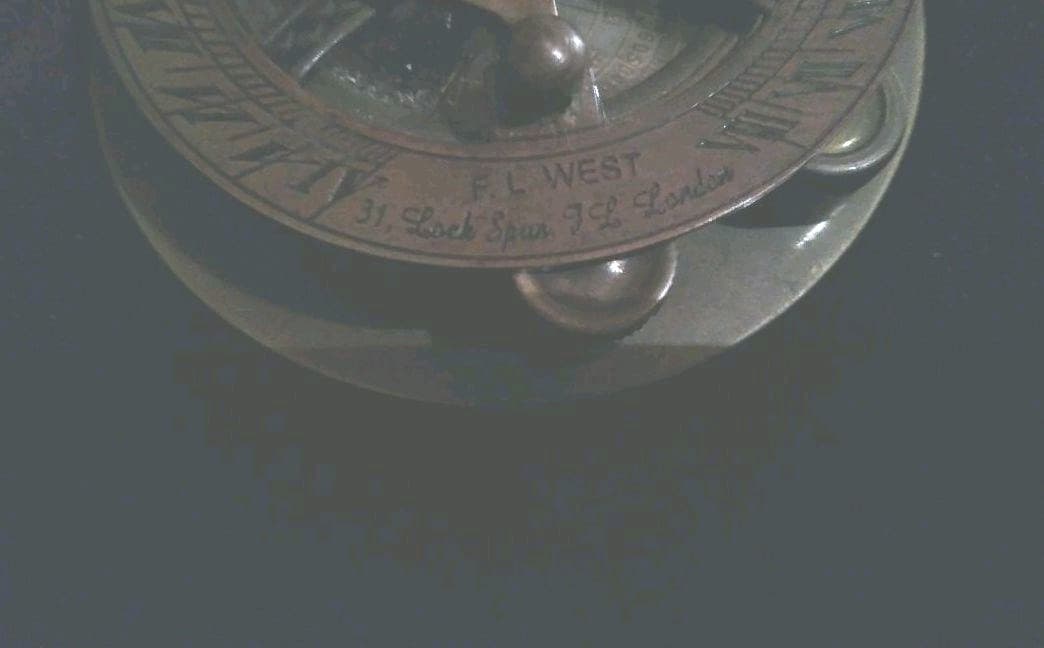 アンティーク　方位磁石　Import