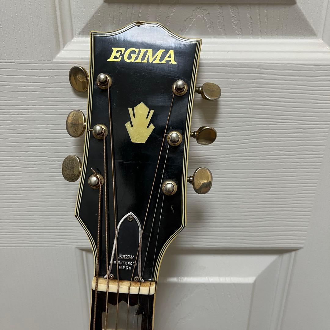 70s EGIMA folk real guitar ギター　ハミングバード