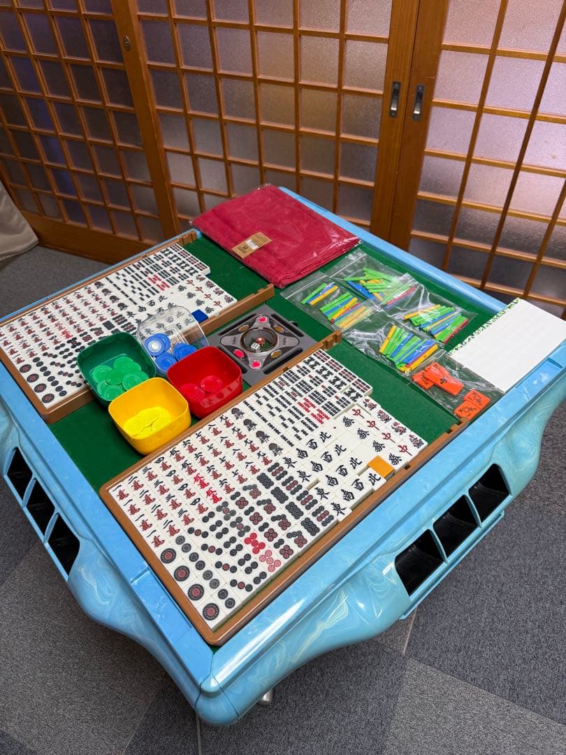 原則配送設置無料【全自動麻雀卓】アモス　キューブ　シャルム枠