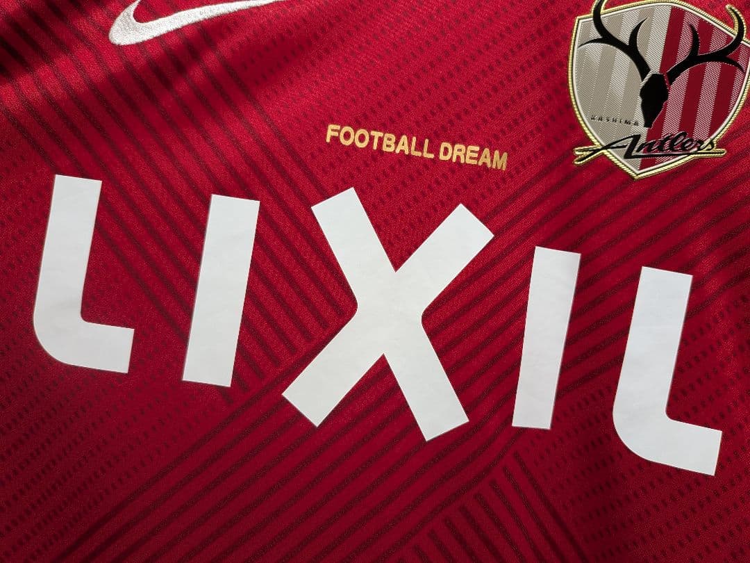 ジ*ヌ様 【鹿島アントラーズ】神様ジーコ　30周年記念ユニフォーム　XL