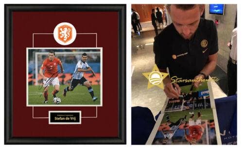 直筆サイン入り写真 ステファン・デ・フライ インターミラノ SA鑑定済