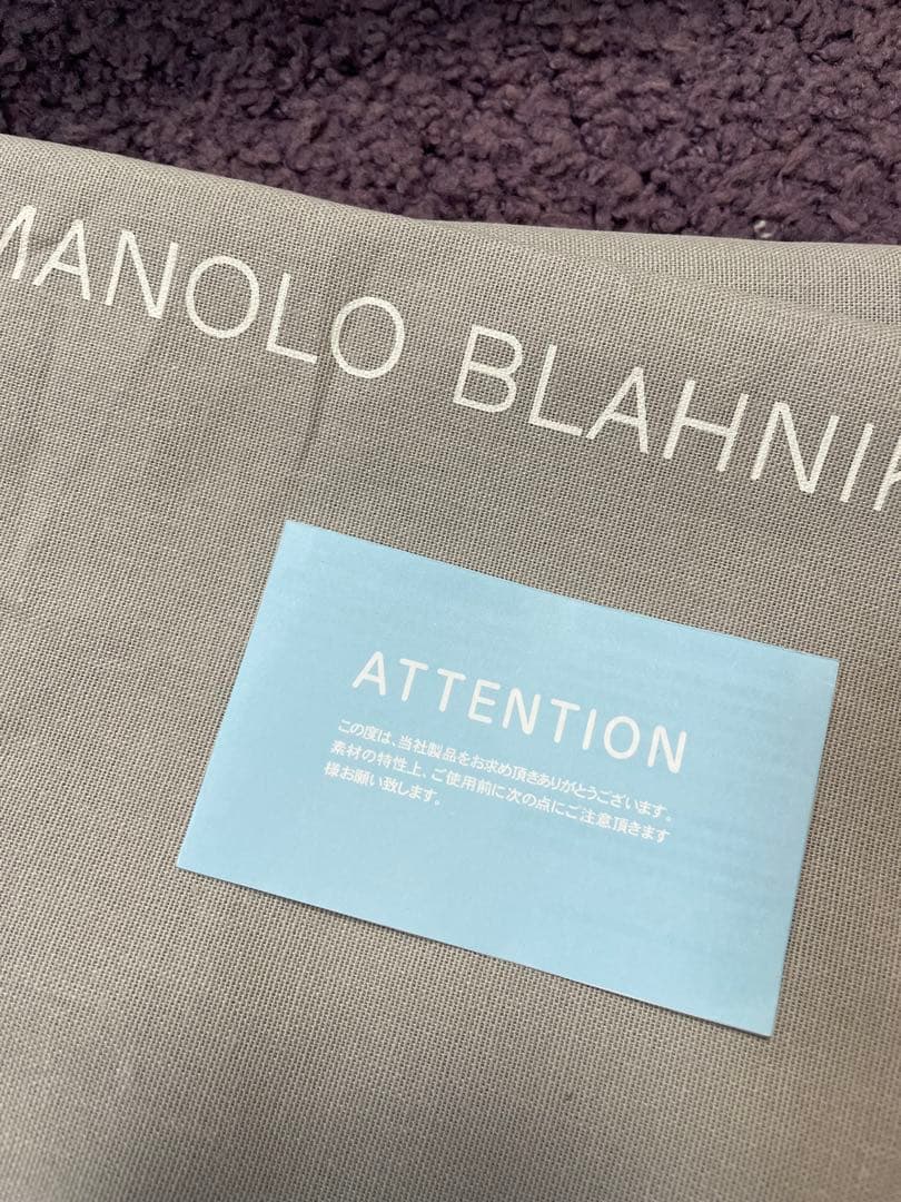 MANOLO BLAHNIK サテン マノロブラニク サンダル 37 24cm