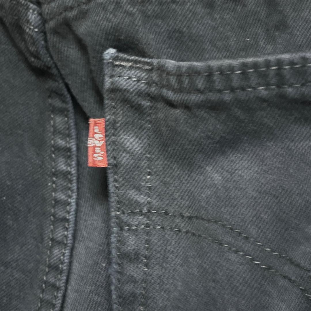 90's 英国製 Levi's ユーロリーバイス 501 後染め 黒 W34