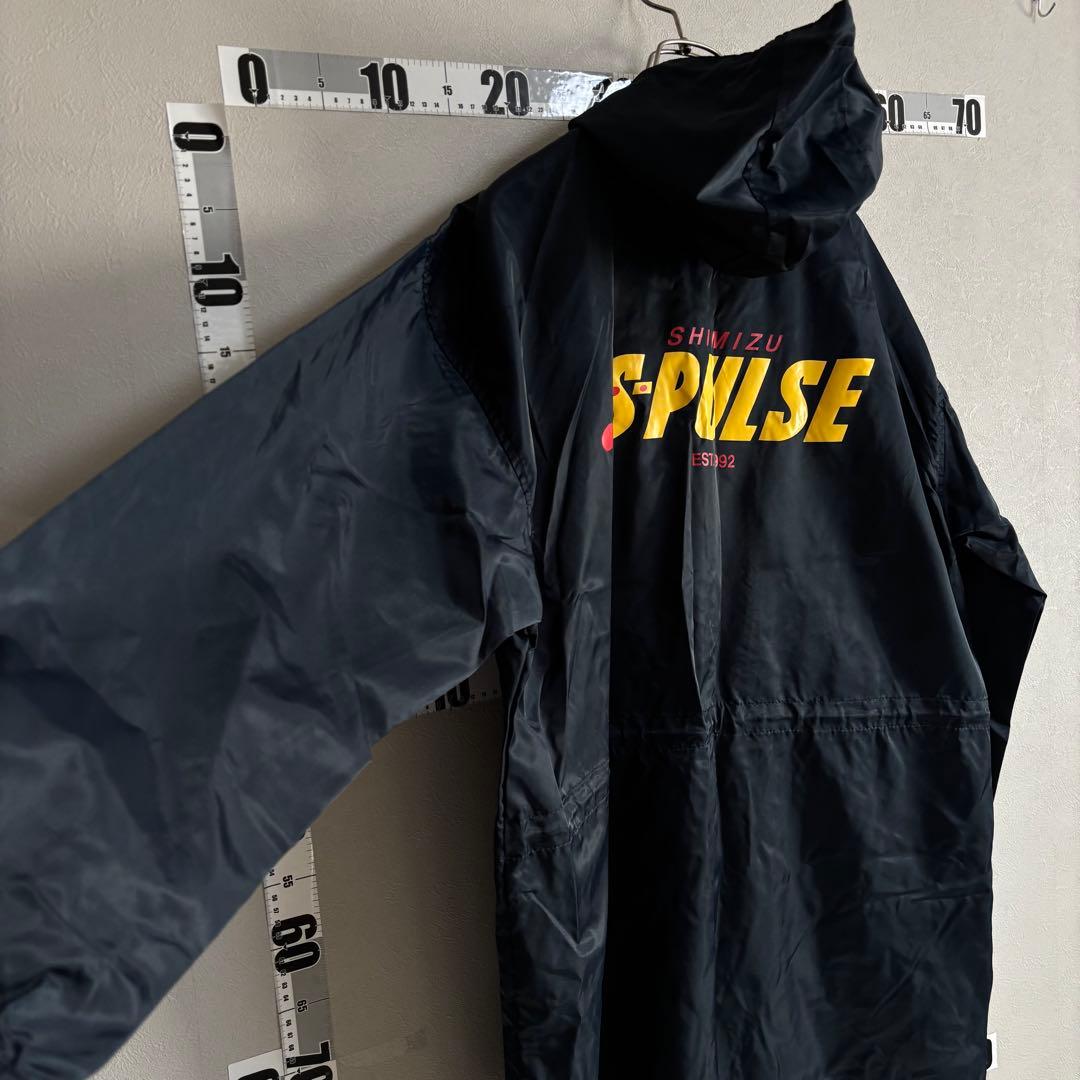 濃紺 緑ベンチコート 清水エスパルス S-PULSE パーカー フリーサイズ