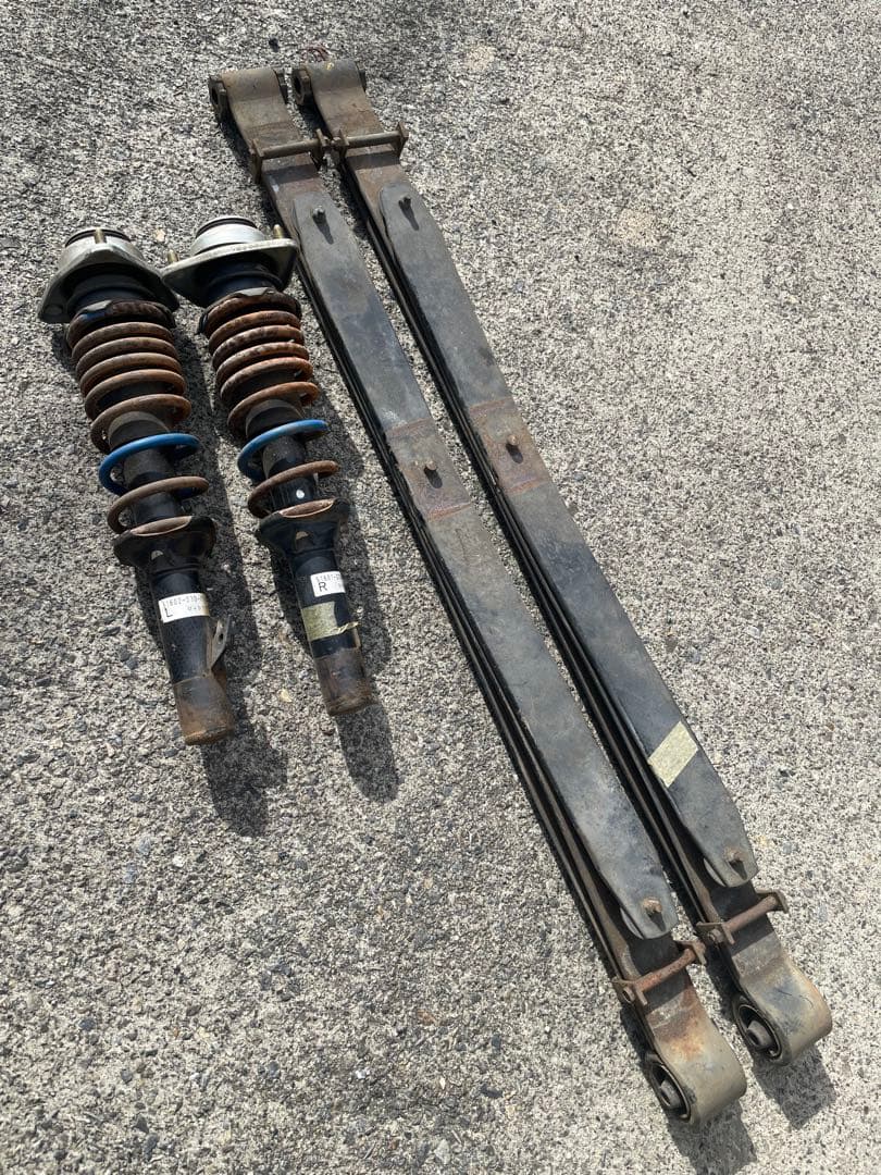 ★HM系バモス HH系アクティ ダウンサス＆逆組リーフ