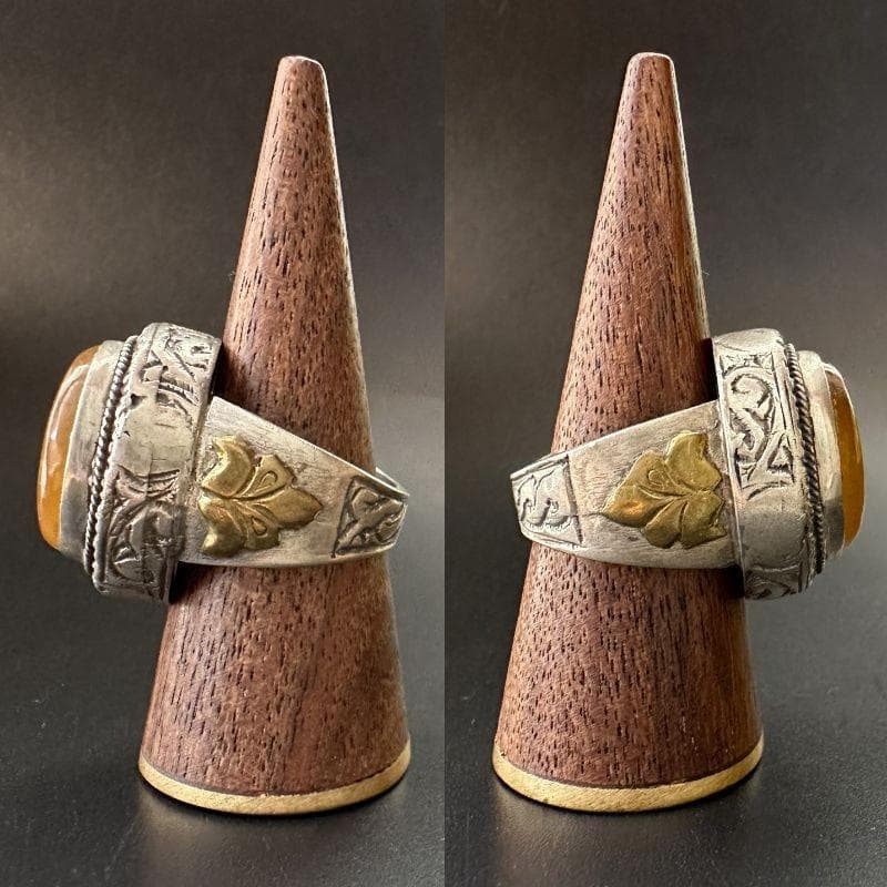 ビザンツ シルバーリング 銀 指輪 パワーストーン カラーストーン 1552