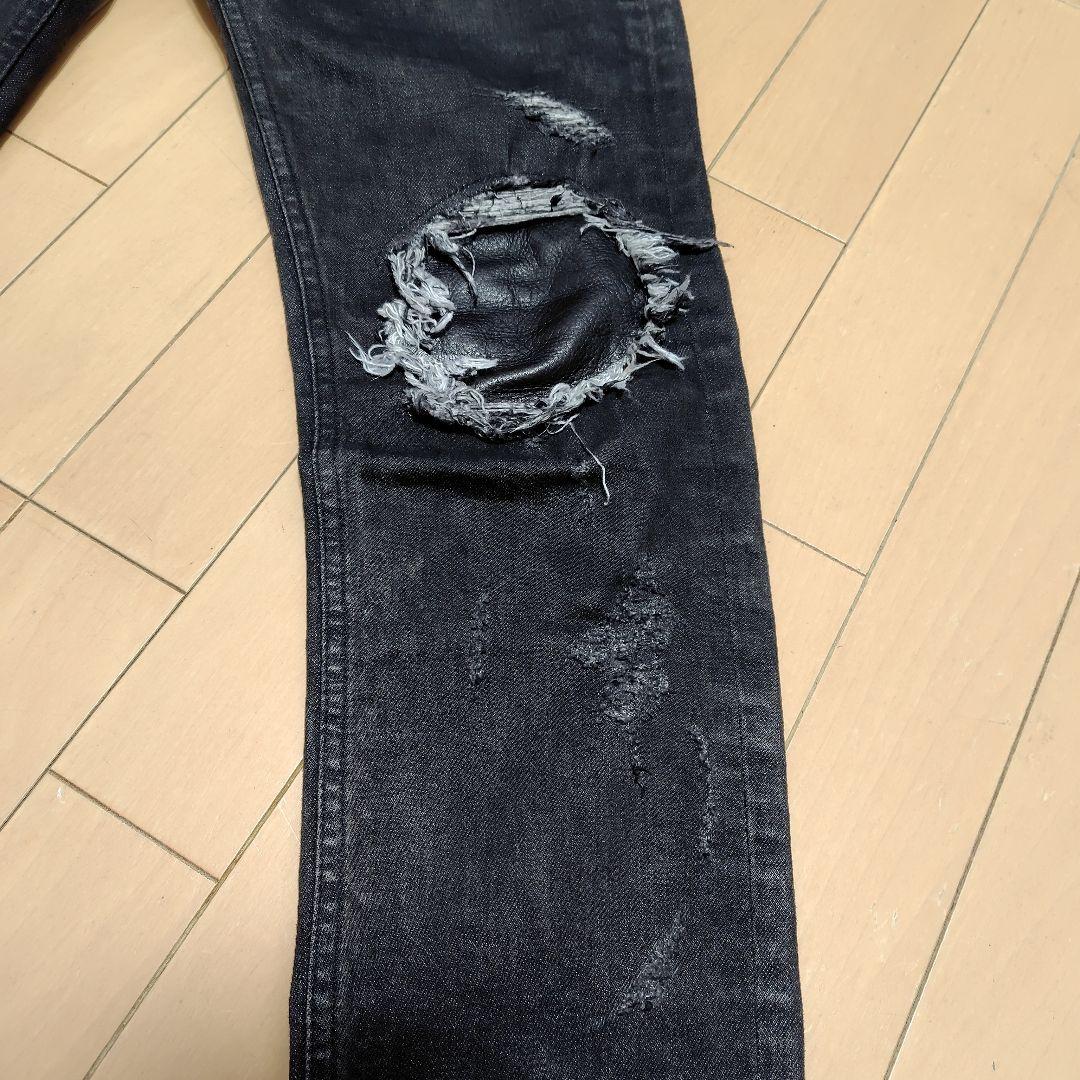 BACKLASH ISAMU KATAYAMA ホースレザー スキニーデニム