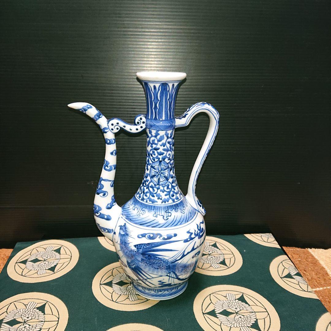 染付、大清乾隆年製、アンティーク