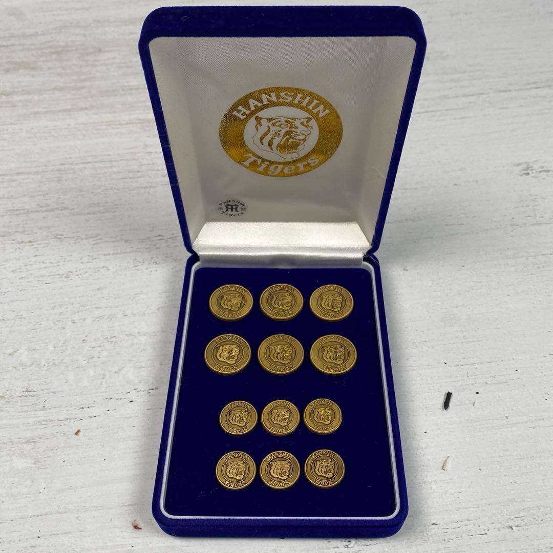 明大OBルート入手 阪神タイガース 2003年星野監督時代 金属ボタン12個