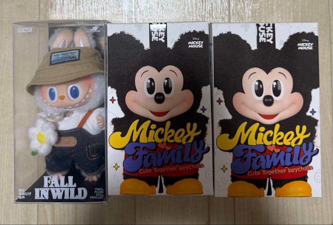 POPMARTラブブ LABUBU THE MONSTERS ぬいぐるみ 3個