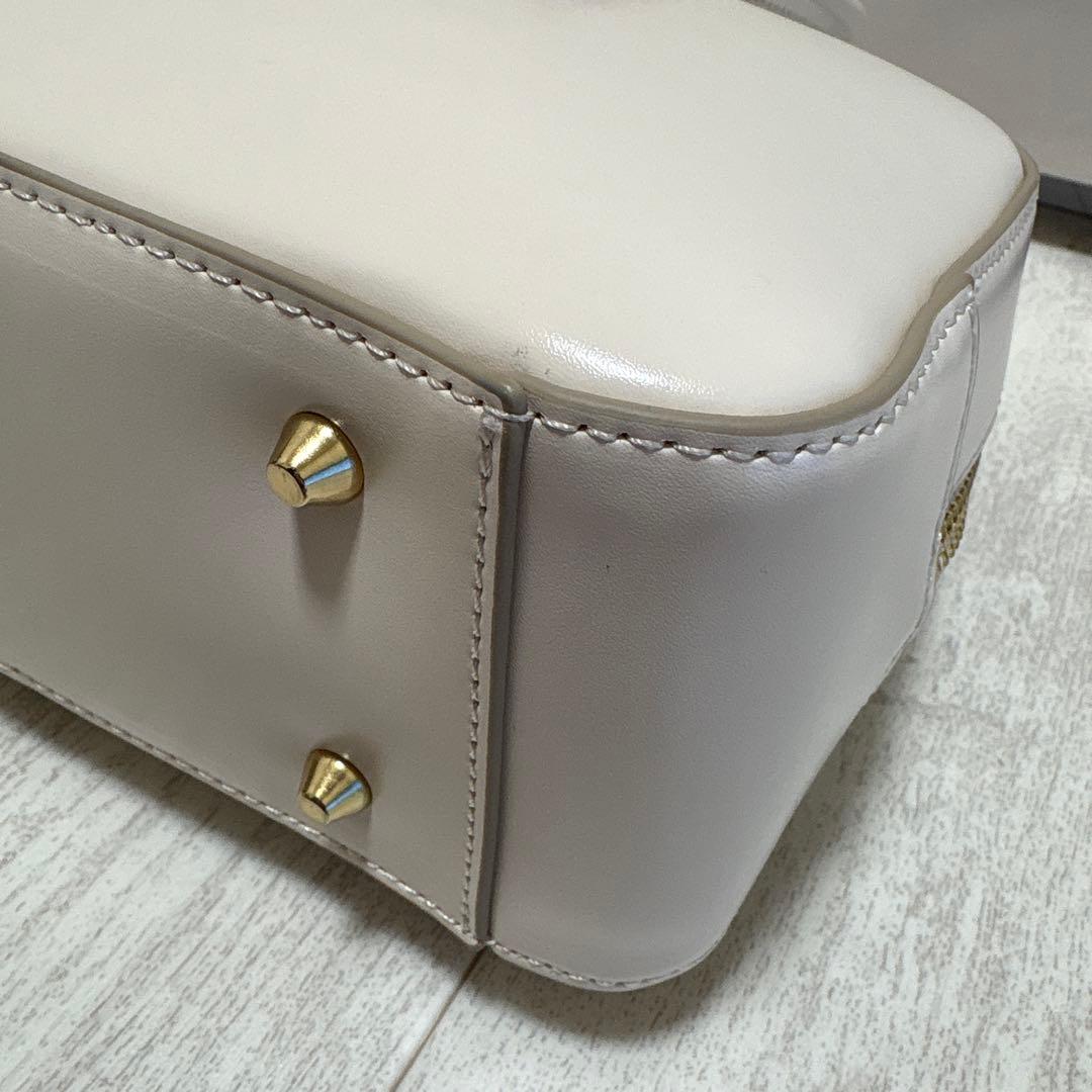 バッグ herlipto Trois Logo Mini Boston Bag