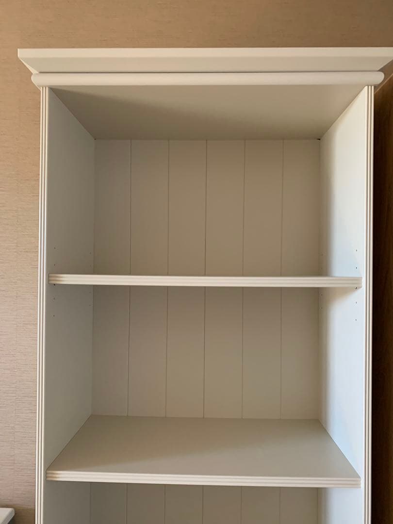 送料込み　IKEA イケア　LOMMARP ロマルプ 本棚 4段 アイボリー