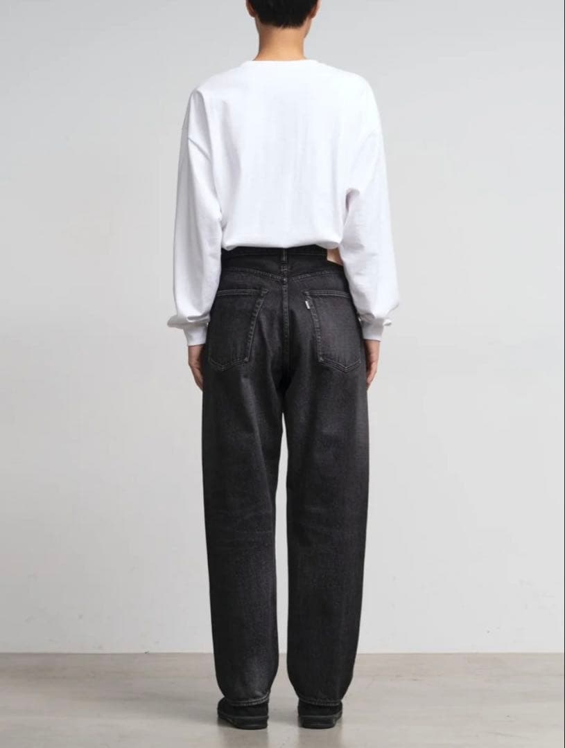 グラフペーパーSelvageDenimFivePocketデニム ブラック