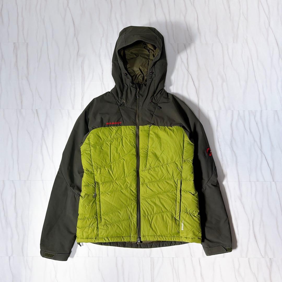 マムート ビレイハイブリッド インシュレーションジャケット グリーン Mサイズ