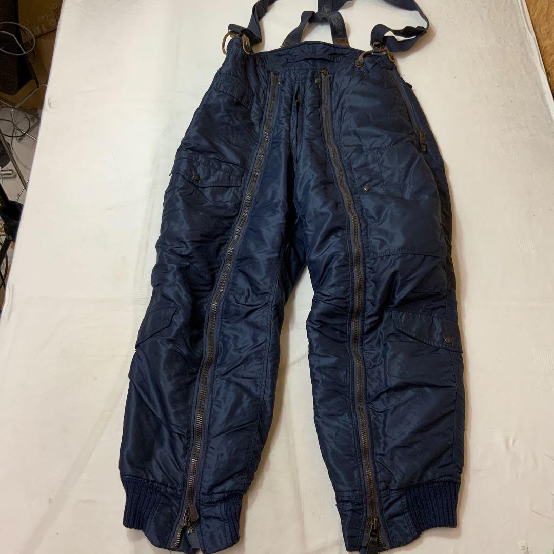 A/W USAIRFORCE フライトパンツ サスペンダー付き ネイビー