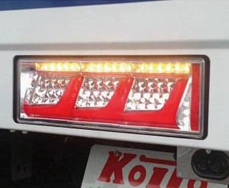 シーケンシャルターン トラック用 リアコンビネーション 3連タイプ　テールランプ