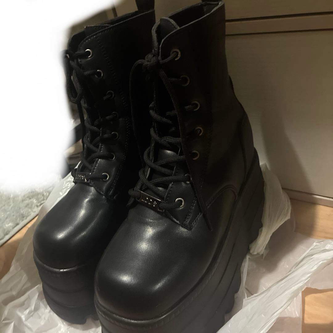 厚底 シークレットブーツ 19cm コスプレ 男装