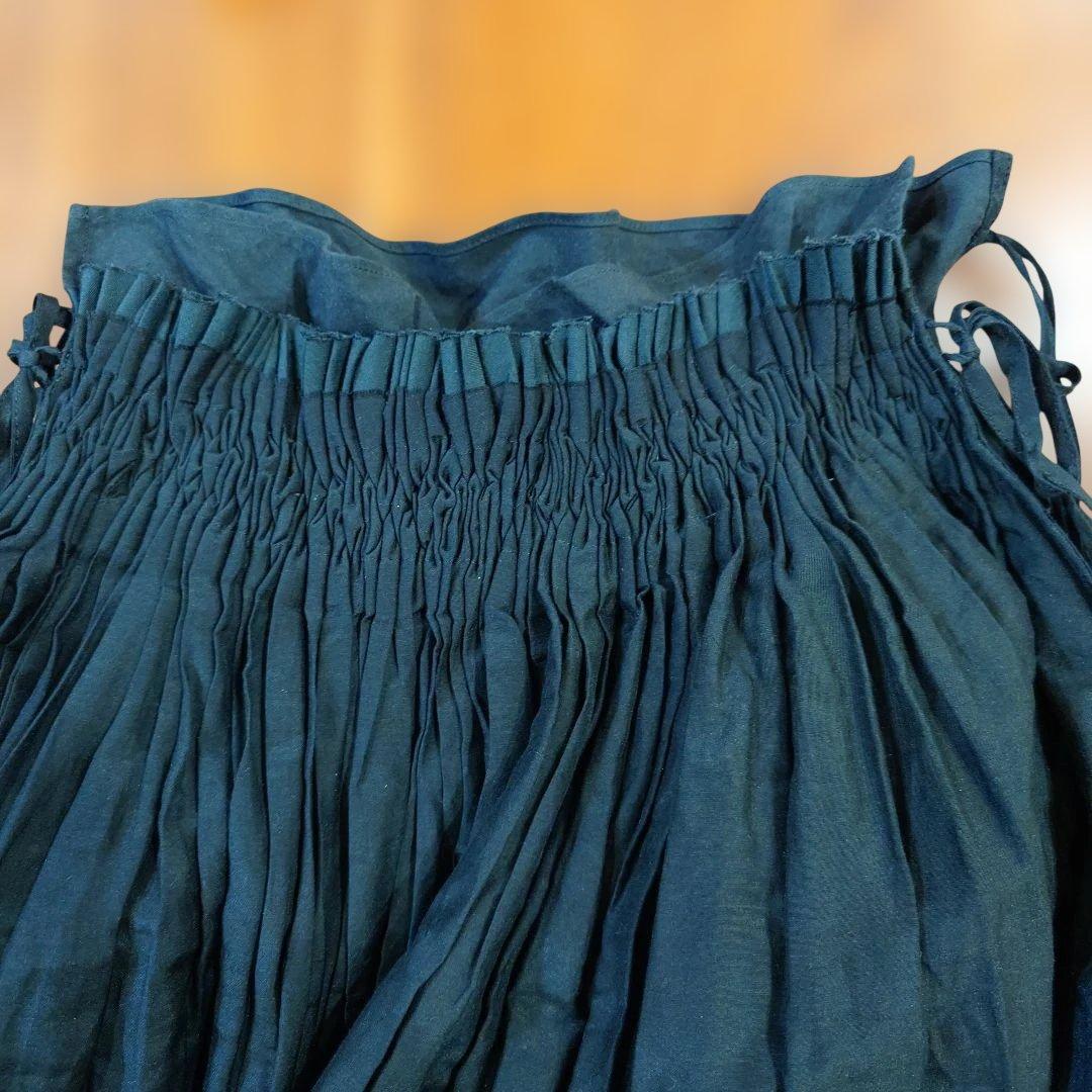 Curensology カレンソロジー コットンシルクギャザーキャミソソール