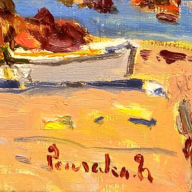 ☆中村善作☆「 忍路湾 　塩谷岬 」油絵　F６号 新品額！