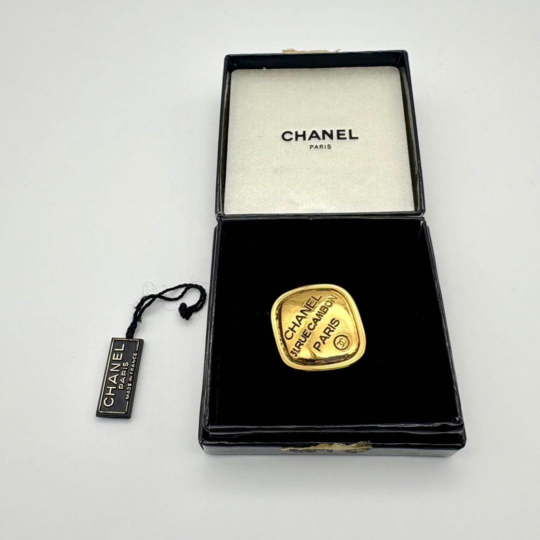 CHANEL シャネル ブローチ カンボン マトラッセ ひし形 ヴィンテージ