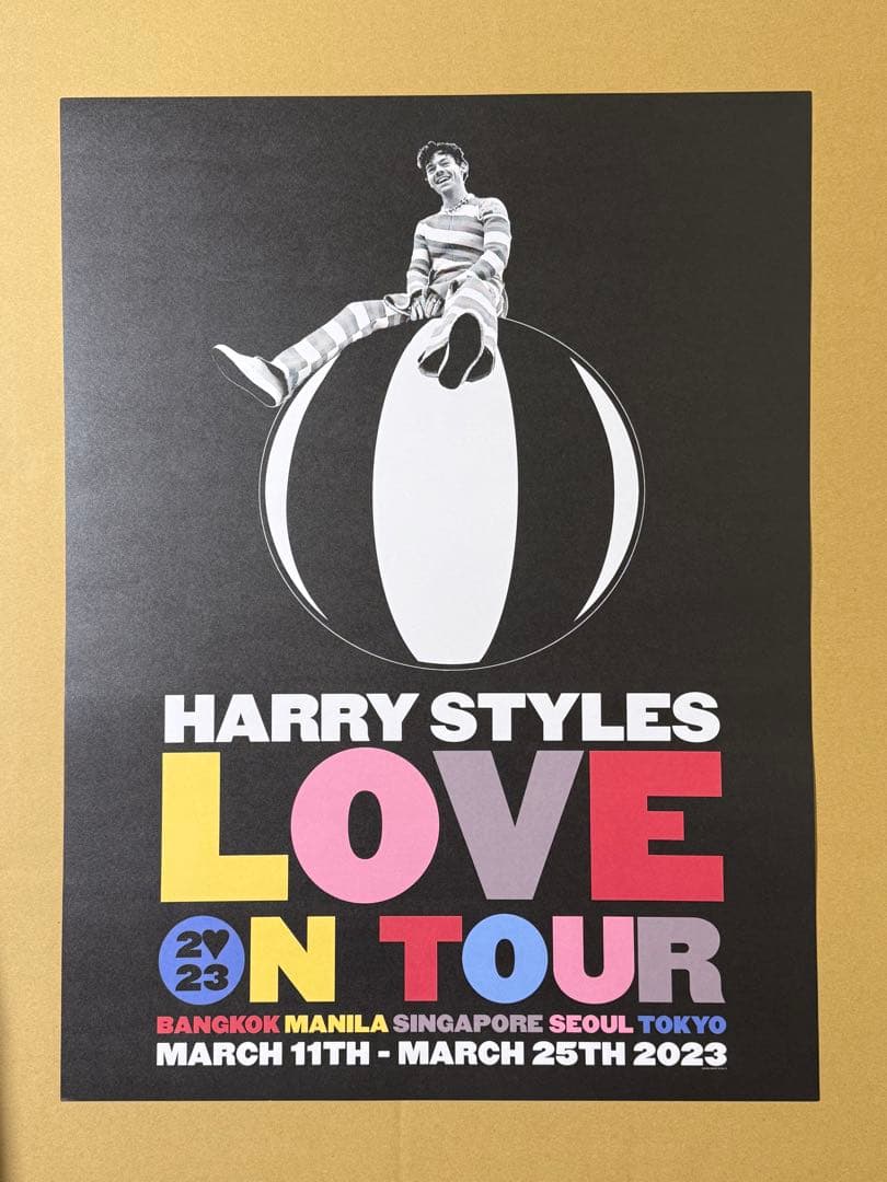 Harry Styles ハリースタイルズ ツアーグッズ リトグラフ ポスター