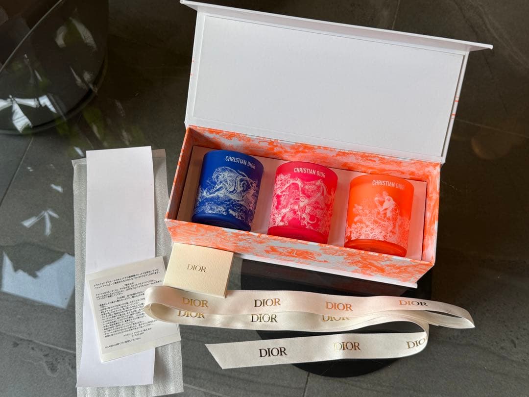 DIOR ディオール アロマキャンドル3点セット