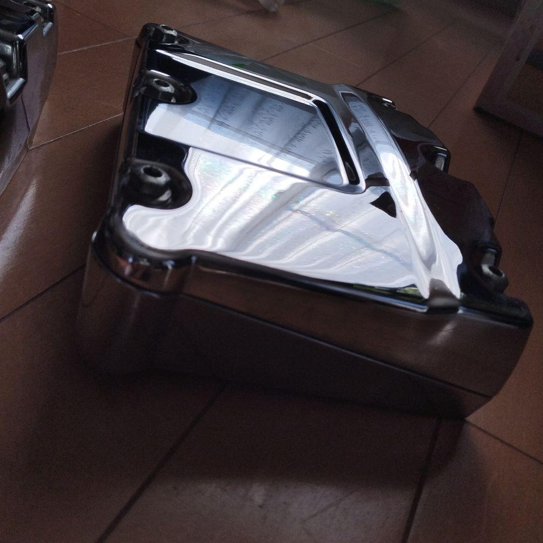 ハーレーツインカムロッカーカバーロアカバーセット クローム