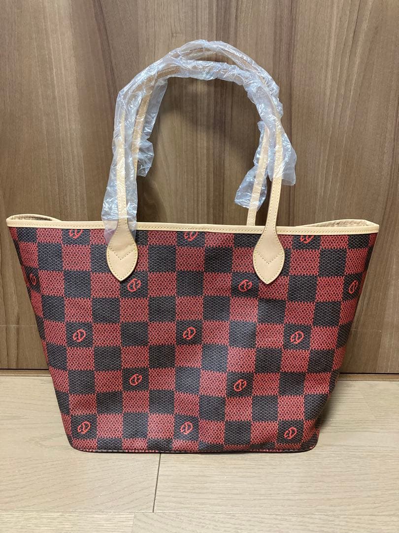 CPGゴルフ　新品　チェック柄ゴルフバッグ・ポーチ付き