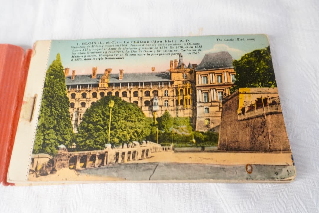 フランス アンティーク 絵葉書 1冊 17枚入り