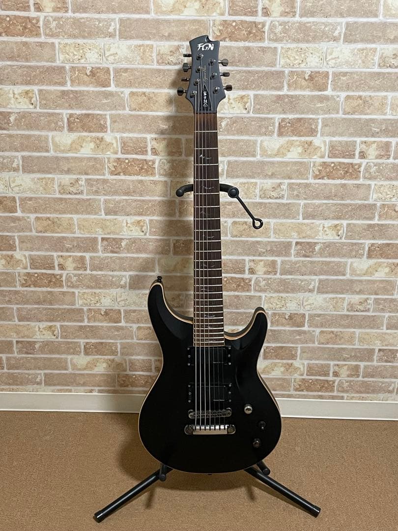 ギター FUJIGEN EEL72-DE-HM-R/MBK -Matte Black-
