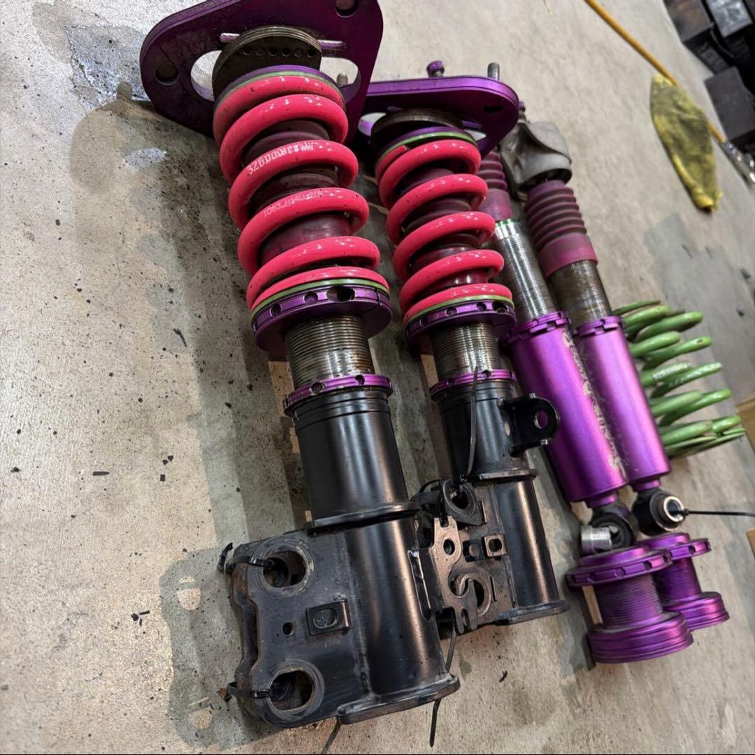 〈今日限定価格〉 326パワープリウス50 極低車高調 チャクリキダンパー