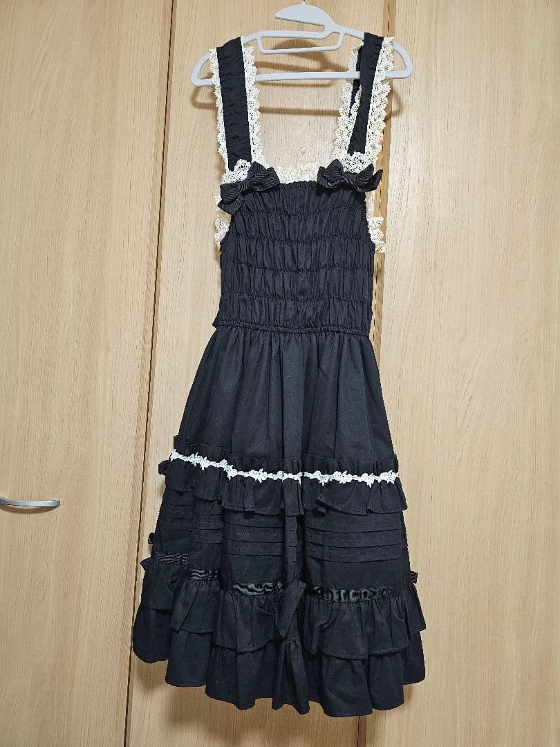 ベイビーザスターズシャインブライト　シャーリングJSK ブラック