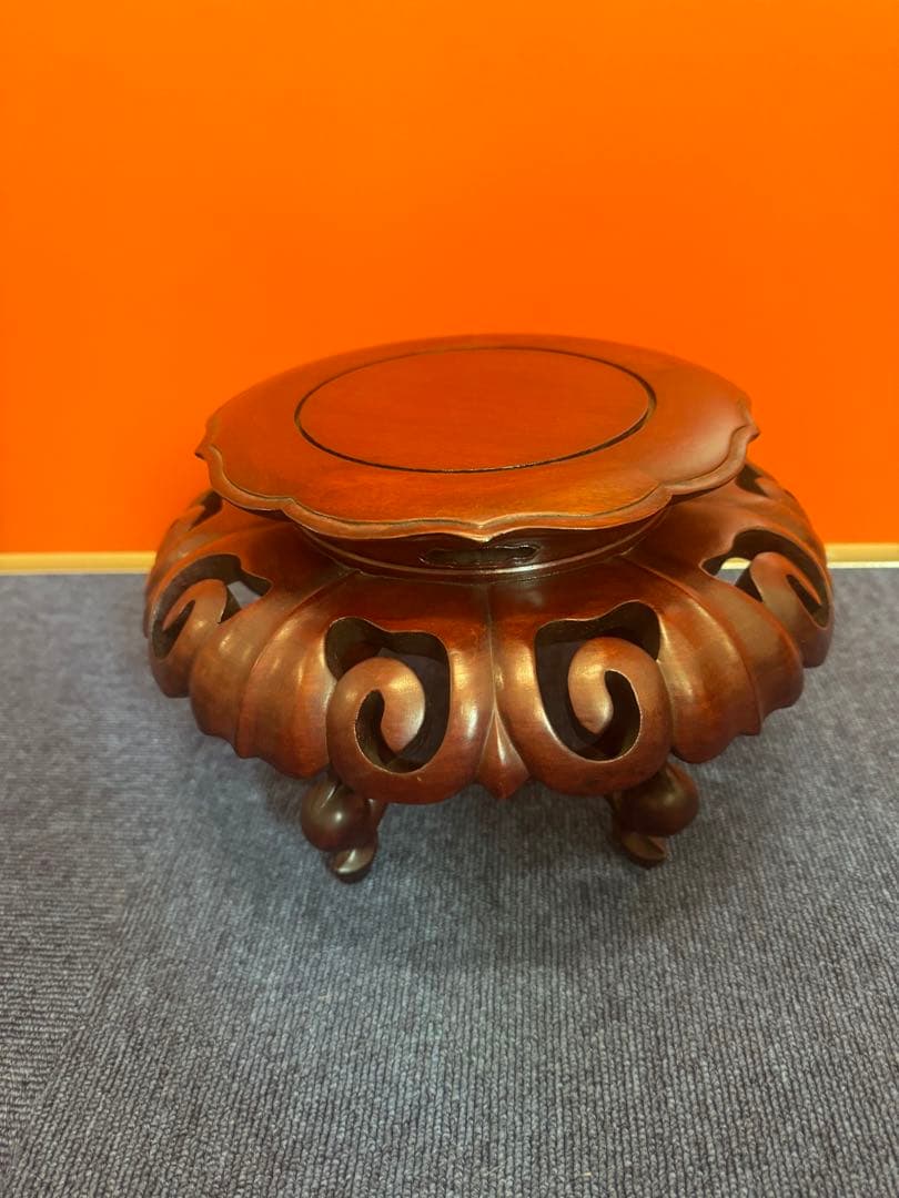 1610  唐木　花台　美品